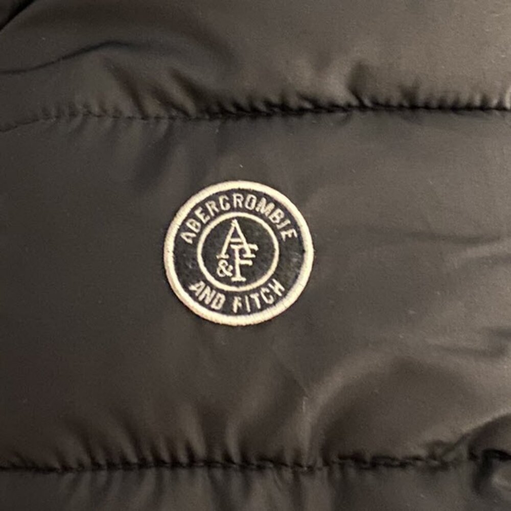 Abercrombie & Fitch Women's Quilted Jacket with Hood - Black - XS - Picture 5 of 6